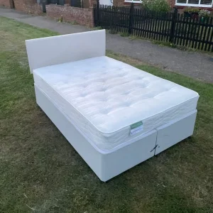 Double bed with mattress