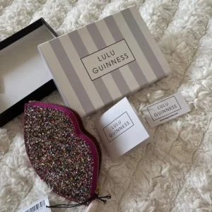 Lulu Guinness Pink Glitter Purse - Image 2
