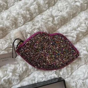 Lulu Guinness Pink Glitter Purse - Image 3