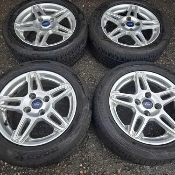 15" FORD FIESTA MK7 ALLOY WHEELS AND TYRES – 4X108 FITMENT