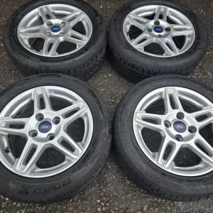 15" FORD FIESTA MK7 ALLOY WHEELS AND TYRES – 4X108 FITMENT