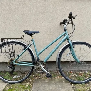 Blue ladies bike womens bicycle