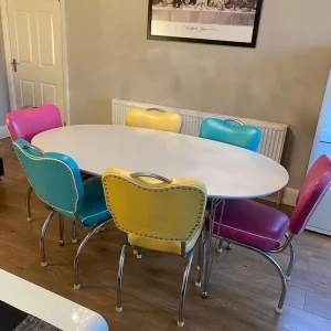 6 American made dining chairs