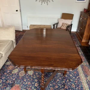 Vintage Mahogany Dining Table - Image 5