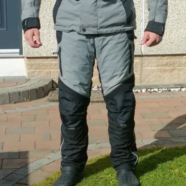 Hein Gericke adventure motorbike jacket and trousers combo