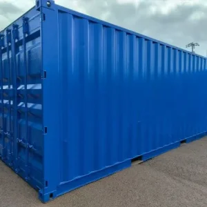 Refurbished 20ft Shipping Containers – Light Grey, Dark Grey, Blue - Image 2