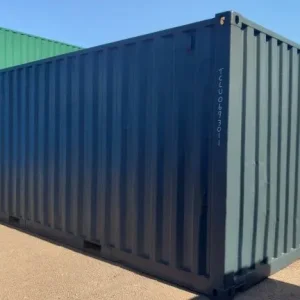 Refurbished 20ft Shipping Containers – Light Grey, Dark Grey, Blue - Image 3