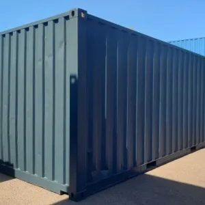Refurbished 20ft Shipping Containers – Light Grey, Dark Grey, Blue - Image 4