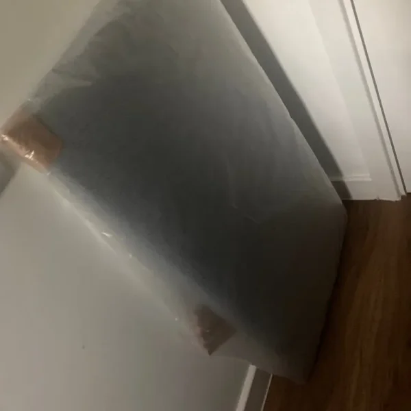 Single bed with mattress and headboard