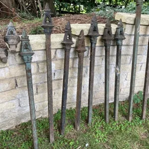 Iron finials