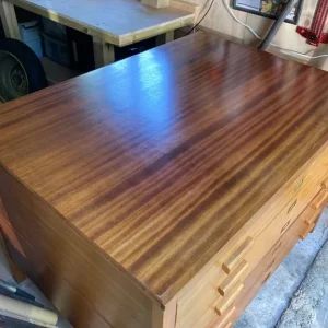 Mid Century Plan Chest - 6 Drawer - Image 2