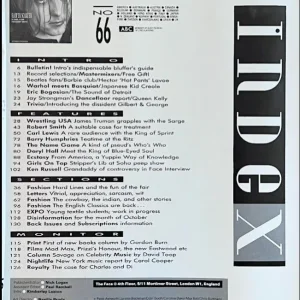 The Face Magazine – Issue No. 66 – October 1985 - Image 2