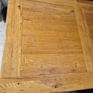 6-8 extendable dining table and 4 chairs - Image 5