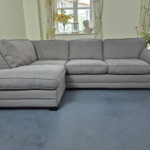 DFS Right Hand Facing Arm Corner Sofa in Grey - Image 2