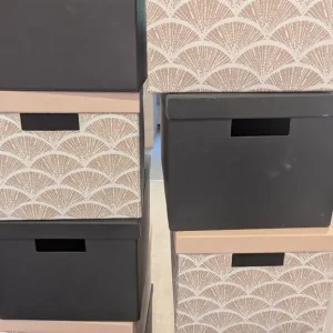 12 cardboard storage boxes - Image 5