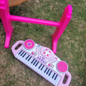 Smyths girls piano and stool - Image 2
