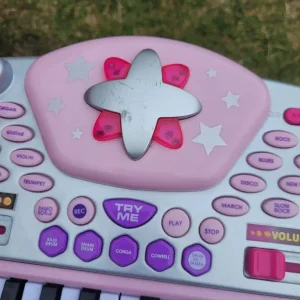 Smyths girls piano and stool - Image 3