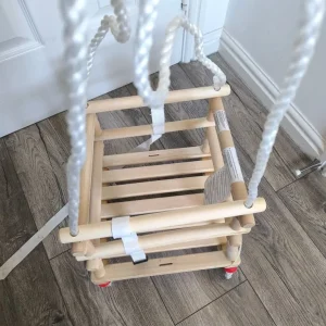 Wooden kids swing - Image 3