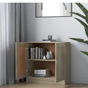 Book Cabinet Sonoma Oak 82.5x30.5x80 cm Engineered Wood - Image 2