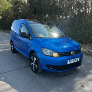 2012 VW Caddy with Blue Wrap, GTI Alloys, 1.6 TDI
