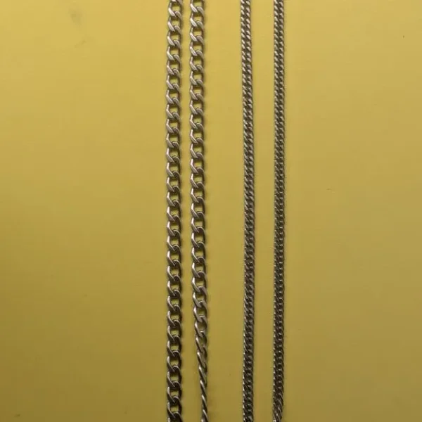 Men’s Stainless Steel Chunky Curb Chain
