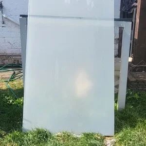 Decking frosted glass panels x 4