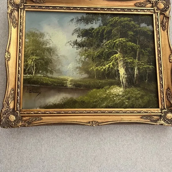 Oil painting by L Stanley