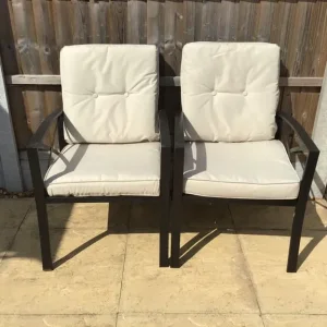 2 Metal Garden Chairs