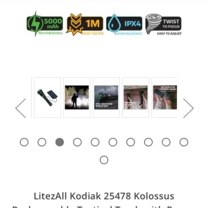 15,000 lumens torch with power bank - Image 2