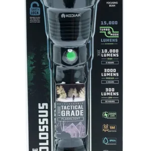 15,000 lumens torch with power bank