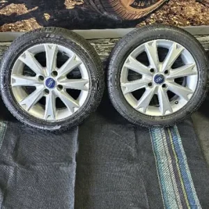Ford Genuine 15 alloy wheels with 4 tyres