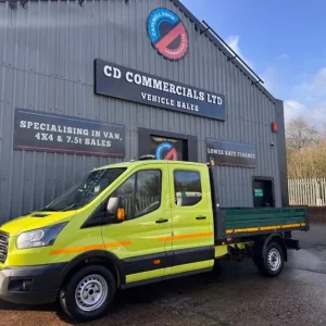 2019 Ford Transit 2.0TDCI 350 LWB Double Cab Tipper Euro 6 Chassis Cab Diesel Manual - Image 4