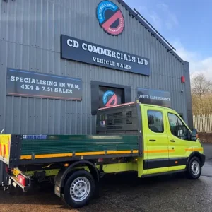 2019 Ford Transit 2.0TDCI 350 LWB Double Cab Tipper Euro 6 Chassis Cab Diesel Manual - Image 5