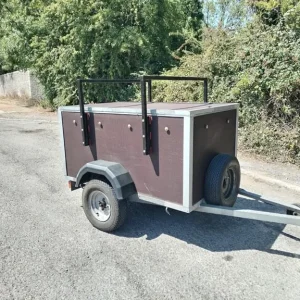 BOX CAMPING TRAILER TOWING HEXADECK C/W SPARE WHEEL & COVER - Image 3