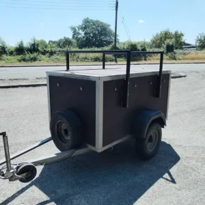 BOX CAMPING TRAILER TOWING HEXADECK C/W SPARE WHEEL & COVER - Image 6