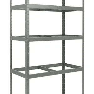 Storage Affairs Heavy Duty Garage Shelving: 180 x 90 x 40 (cm) Grey - Image 2