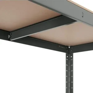Storage Affairs Heavy Duty Garage Shelving: 180 x 90 x 40 (cm) Grey - Image 5