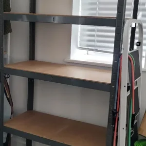 Storage Affairs Heavy Duty Garage Shelving: 180 x 90 x 40 (cm) Grey - Image 6