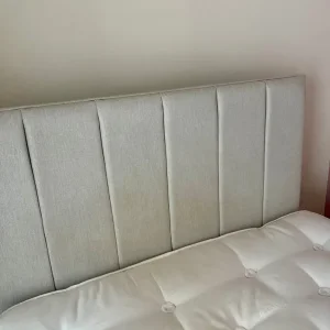 Double divan with Relyon mattress and padded headboard - Image 2
