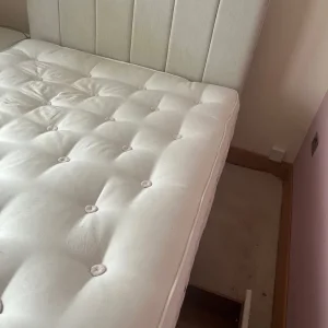 Double divan with Relyon mattress and padded headboard - Image 3