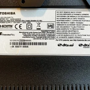 Toshiba 24WK3A63DB 24" Smart HD Ready LED TV - Image 3