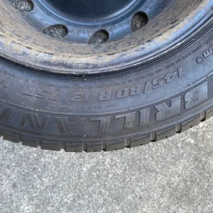 145/80xR13 - 75T Radial Car Tyre & 5J-x13-H2 Rim. - Image 6
