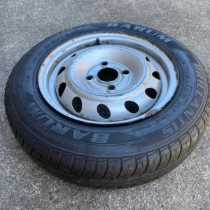 145/80xR13 - 75T Radial Car Tyre & 5J-x13-H2 Rim.