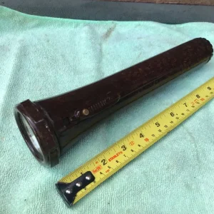 Vintage Brown Bakelite Torch with Stewart R Browne Marking