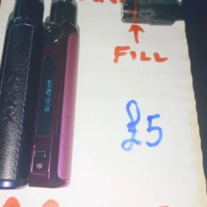 Two SMOK vpes with spare top and coil