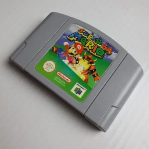 Nintendo 64 with cables, controller, and two Mario games - Image 2