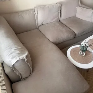 Edgware Luxe Chenille Left Corner Sofa - Palen Linen - Image 4