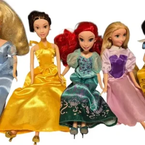 Disney Princess Dolls – Cinderella, Belle, Ariel, Rapunzel, Snow White