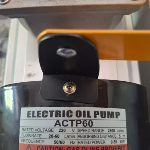 MSW self priming fuel transfer pump and pipe