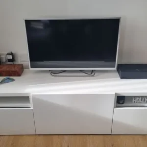 White IKEA TV Bench